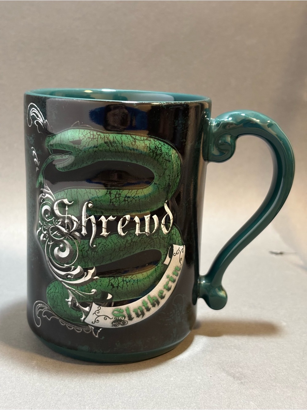 Official Harry Potter Slytherin 3D Mug Ceramic Universal Studio